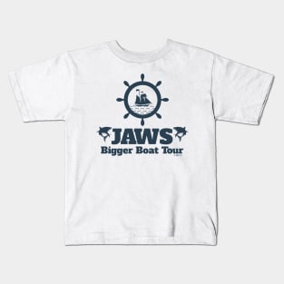 JAWS Movie Bigger Boat Tour Kids T-Shirt